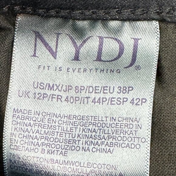 NYDJ Marilyn Straight Soft Stretch Tummy Control Jeans Women's Size 8P - Picture 8 of 8